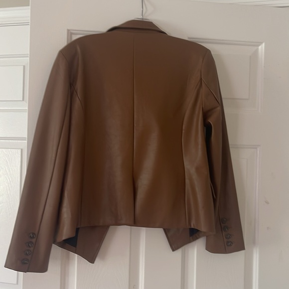 Faux leather blazer by evereve - Picture 3 of 4